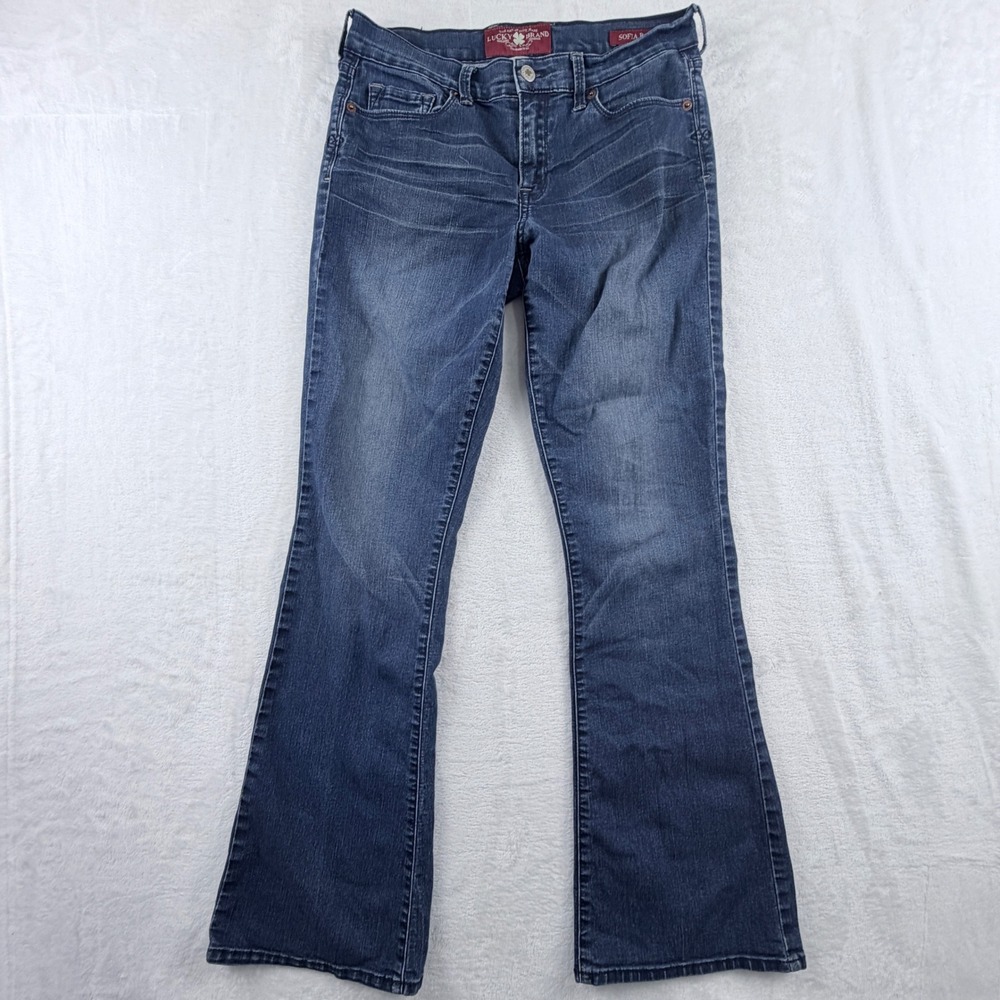 Lucky Brand Sofia Boot Jeans Medium Wash Blue Denim 8/29 Regular